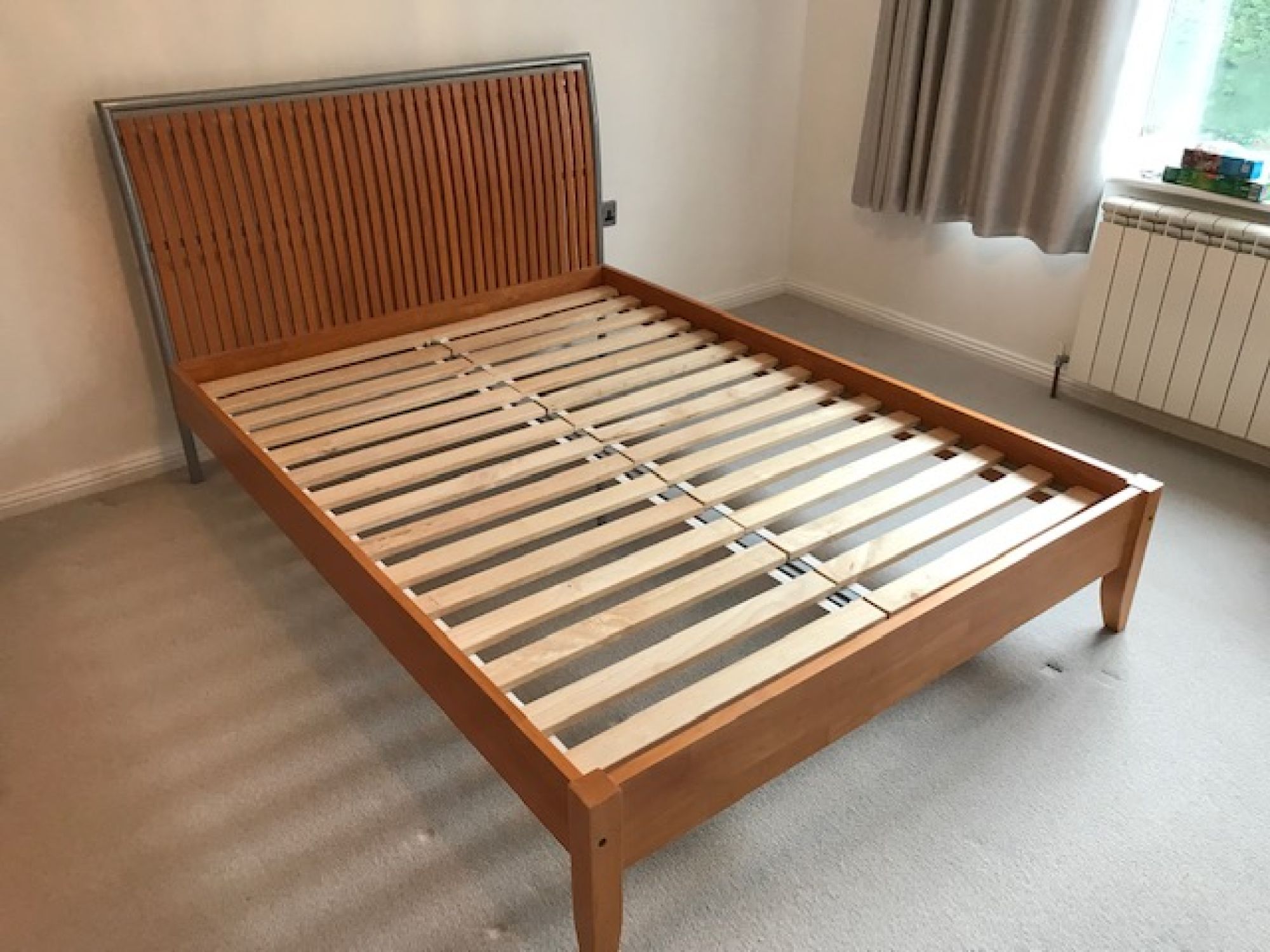 John Lewis Double Bed Frame (takes 4'6"/138cm mattress).
