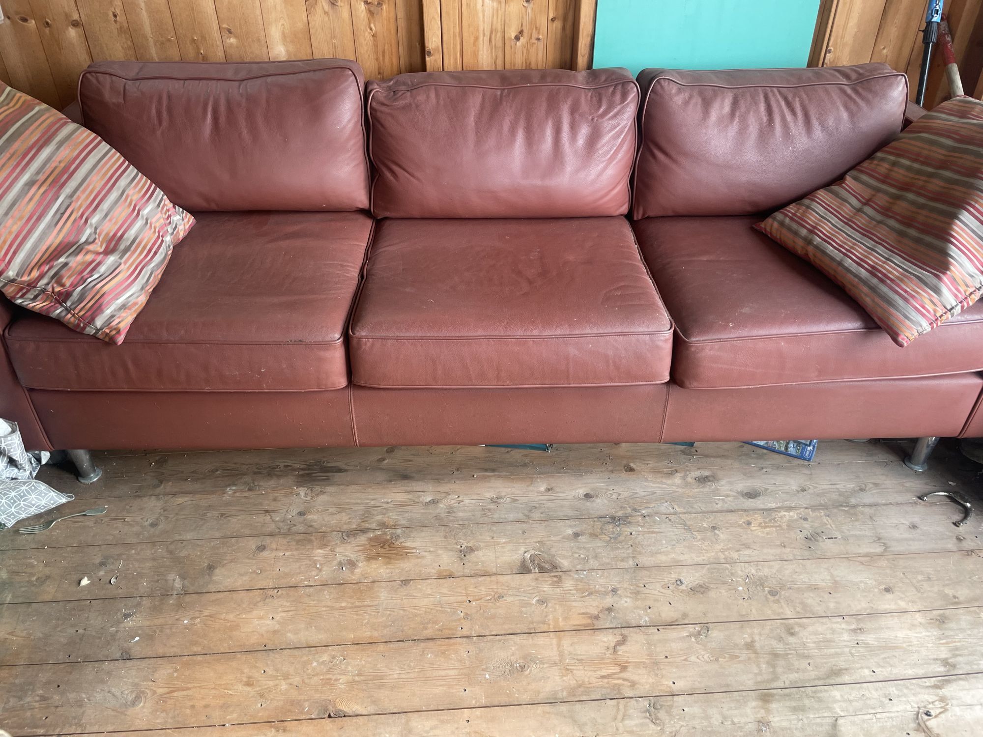 Italian leather sofa