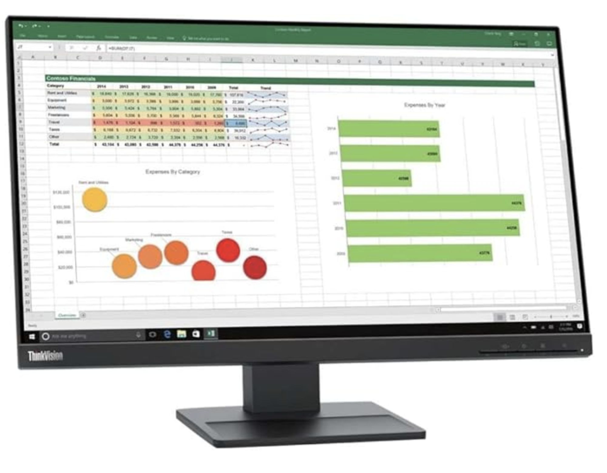 LENOVO 24 inch flat screen/monitor