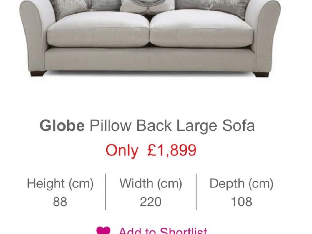 Beautiful 4 seater sofa and foot stall - less than a year old