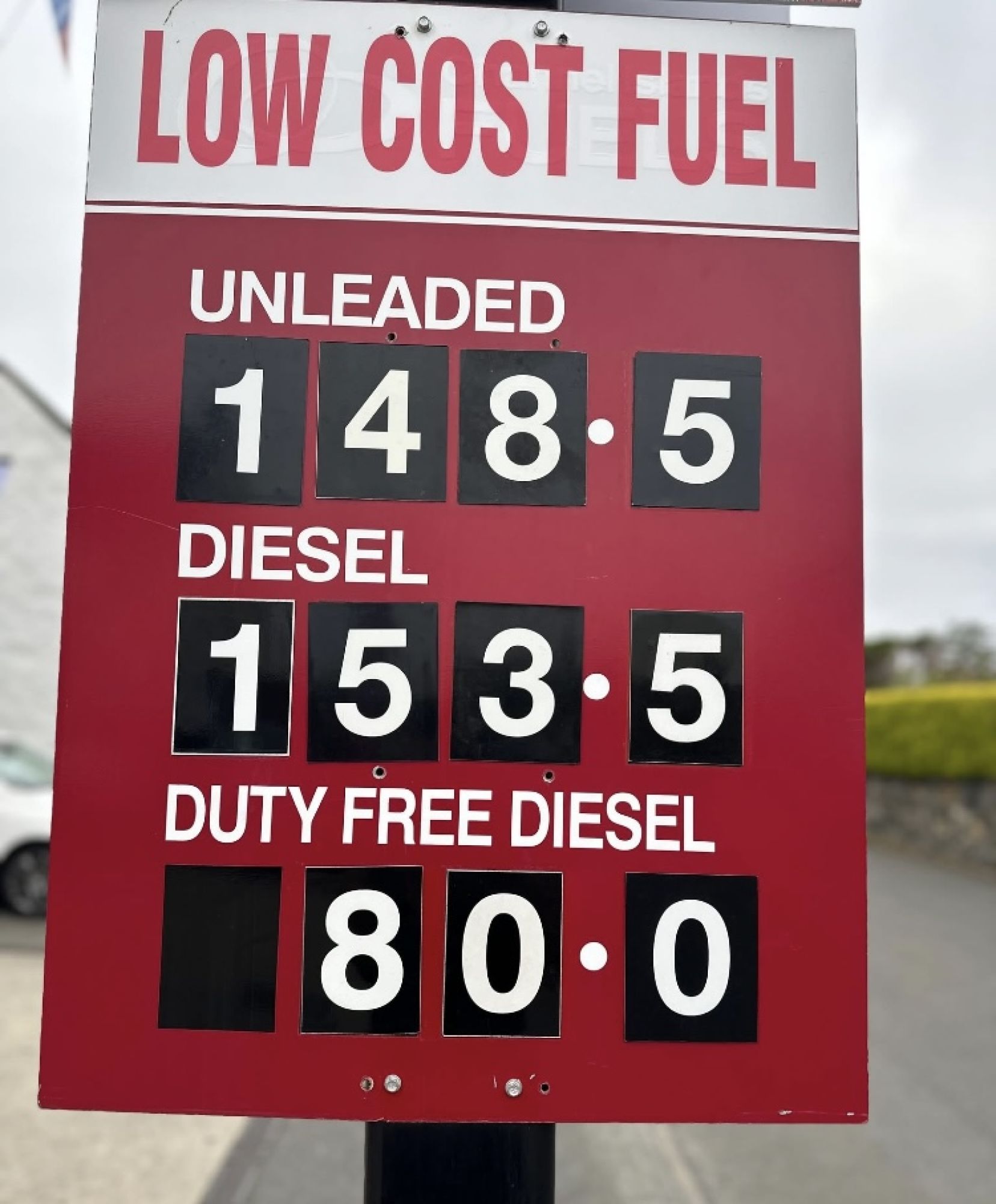 April raffle and fuel promotion