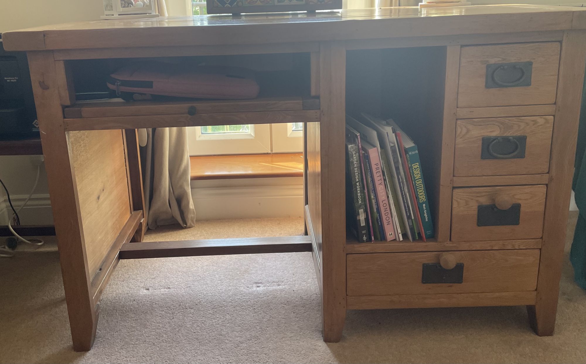 Sturdy wood desk