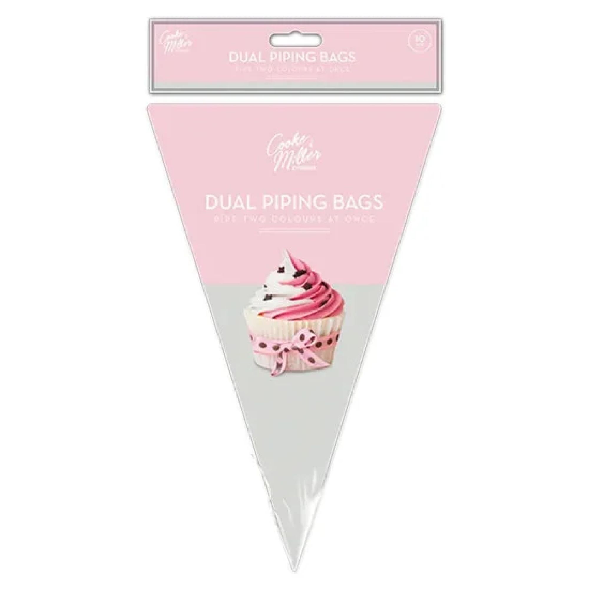 Cooke & Miller Dual Icing Bags - 10 Pack