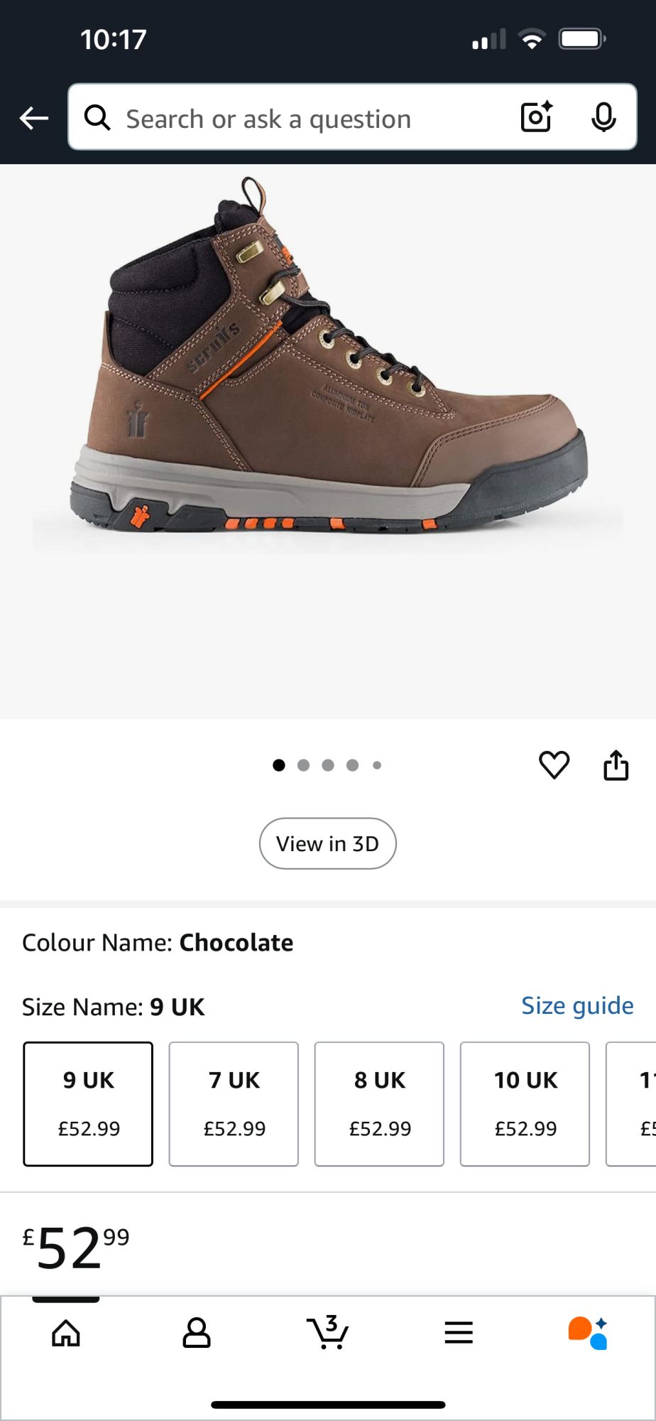 Scruffs steel toecap boots