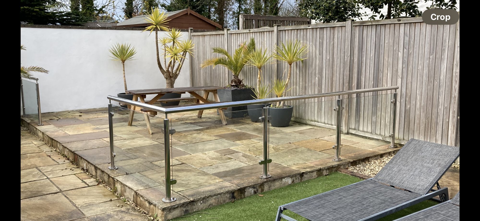 Stainless steel and Glass balustrade