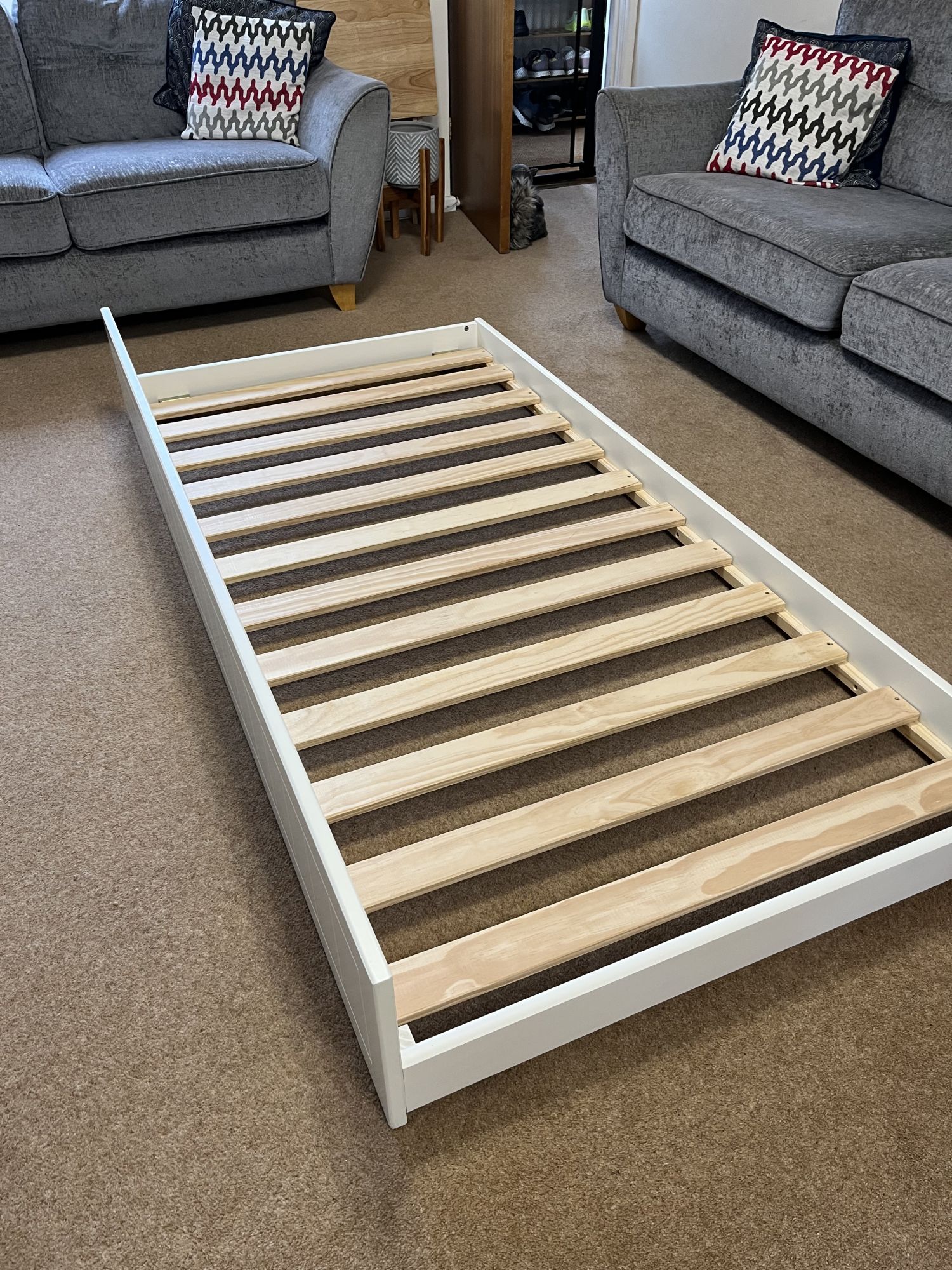 Single Trundle Bed + Mattress