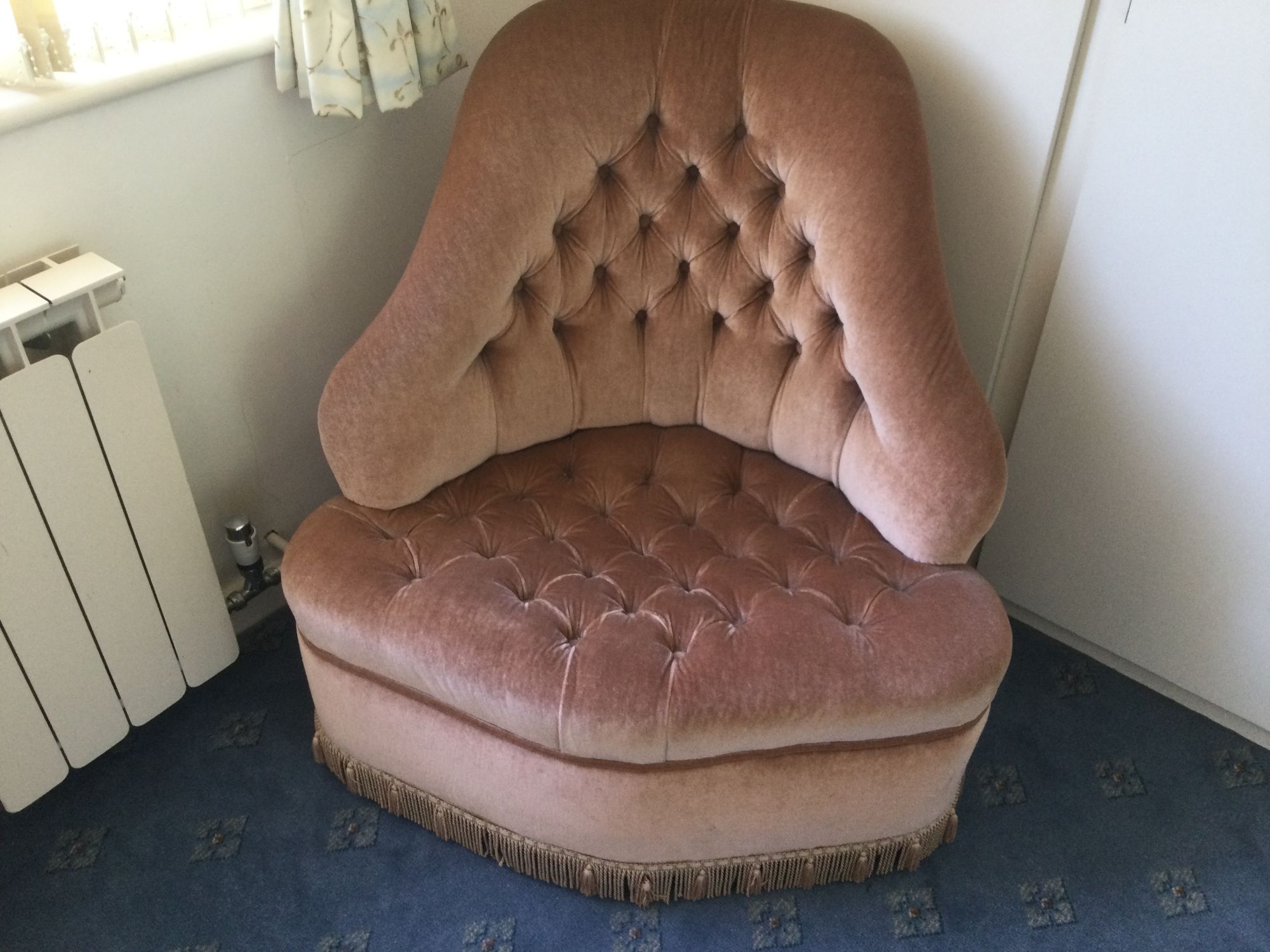 Pink Bedroom Chair