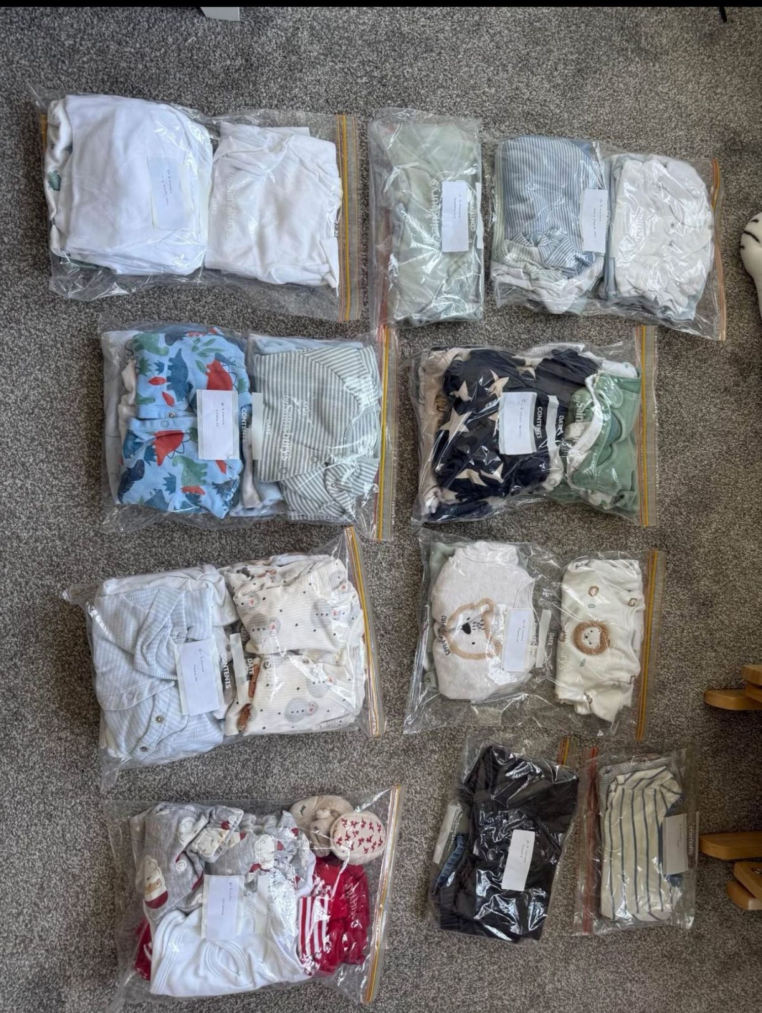 Big bundle of boys 0-3 months