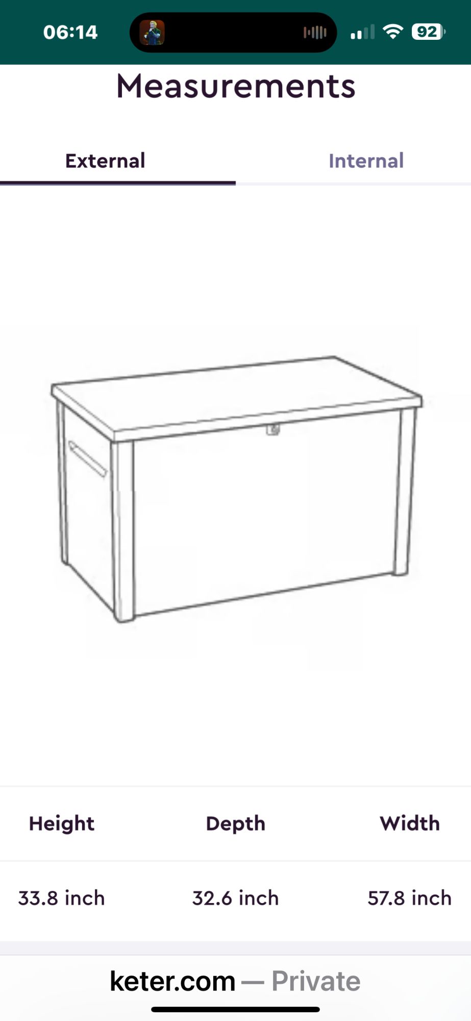 Outdoor storage box
