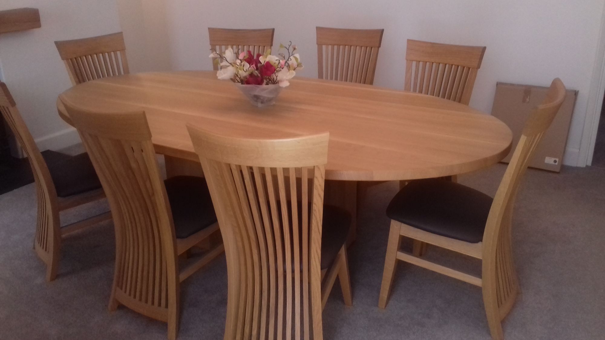 Dining Table + 8 Chairs