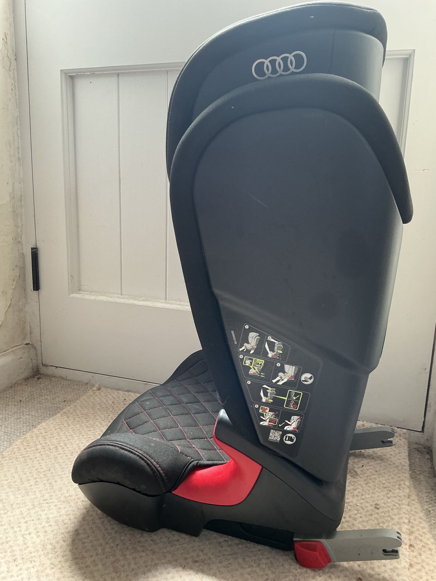 Child’s car seat, Audi branded