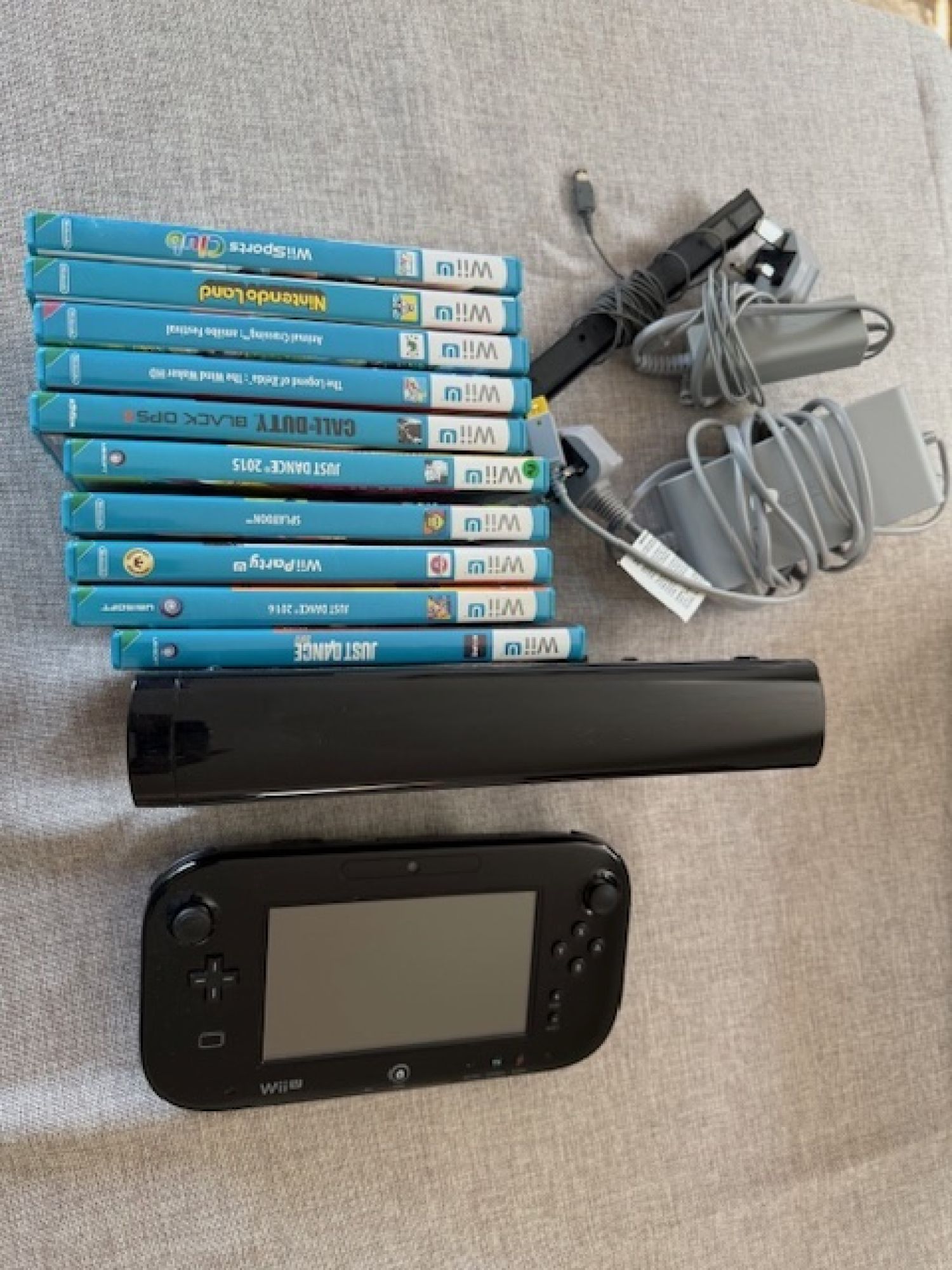 WiiU Console, Gamepad and Games