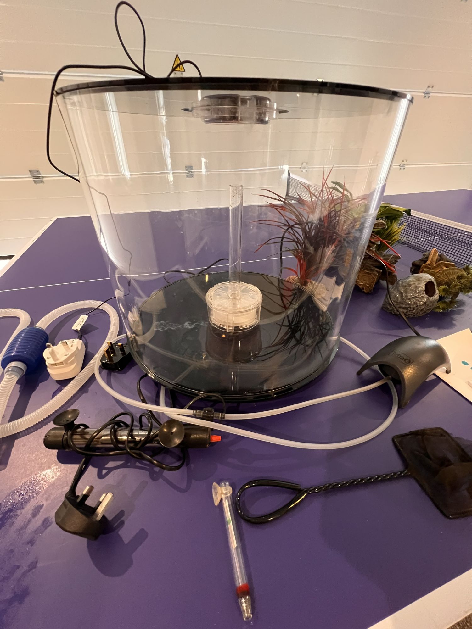 biOrb Aquarium ready to go