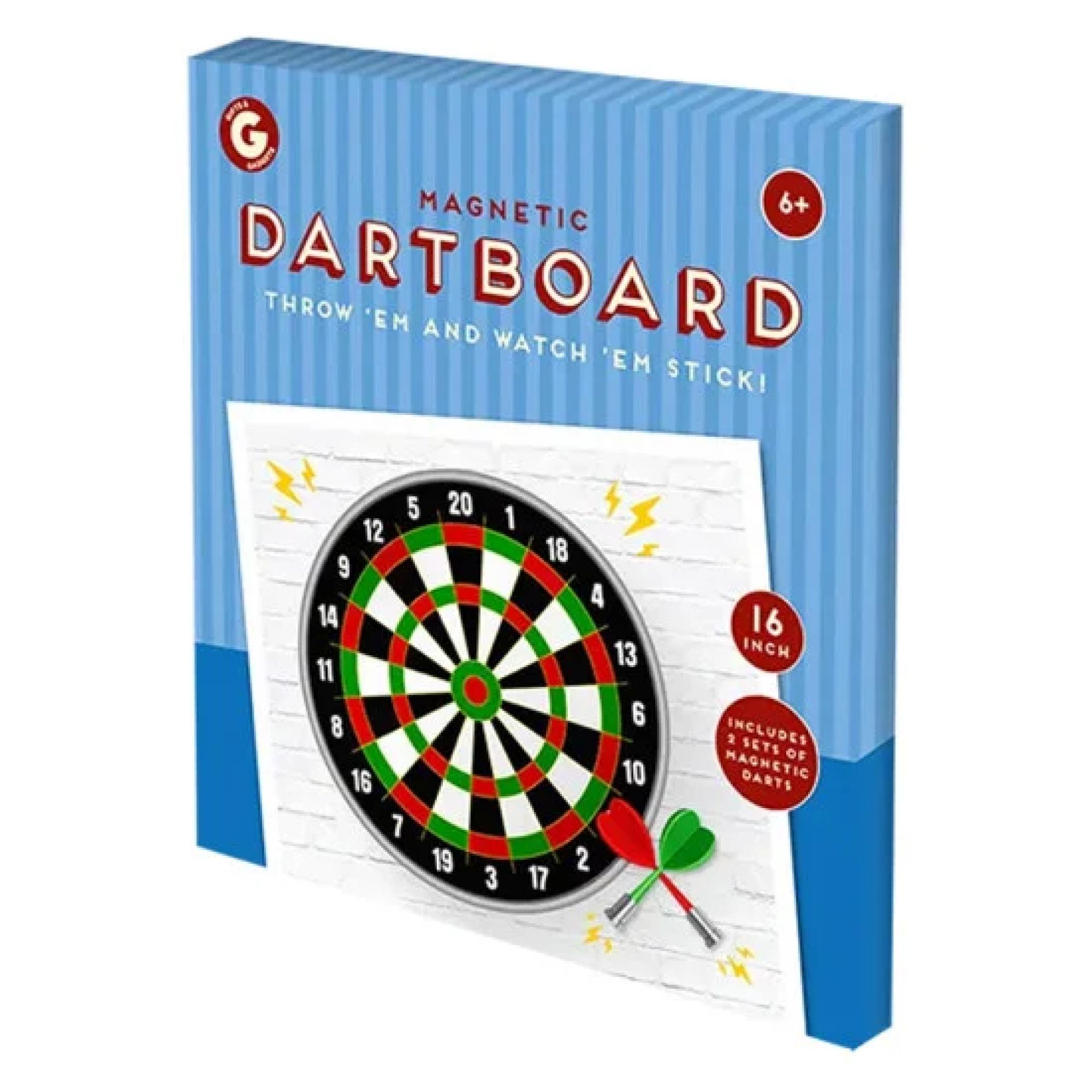 Gifts & Gadgets Magnetic Dartboard 16"