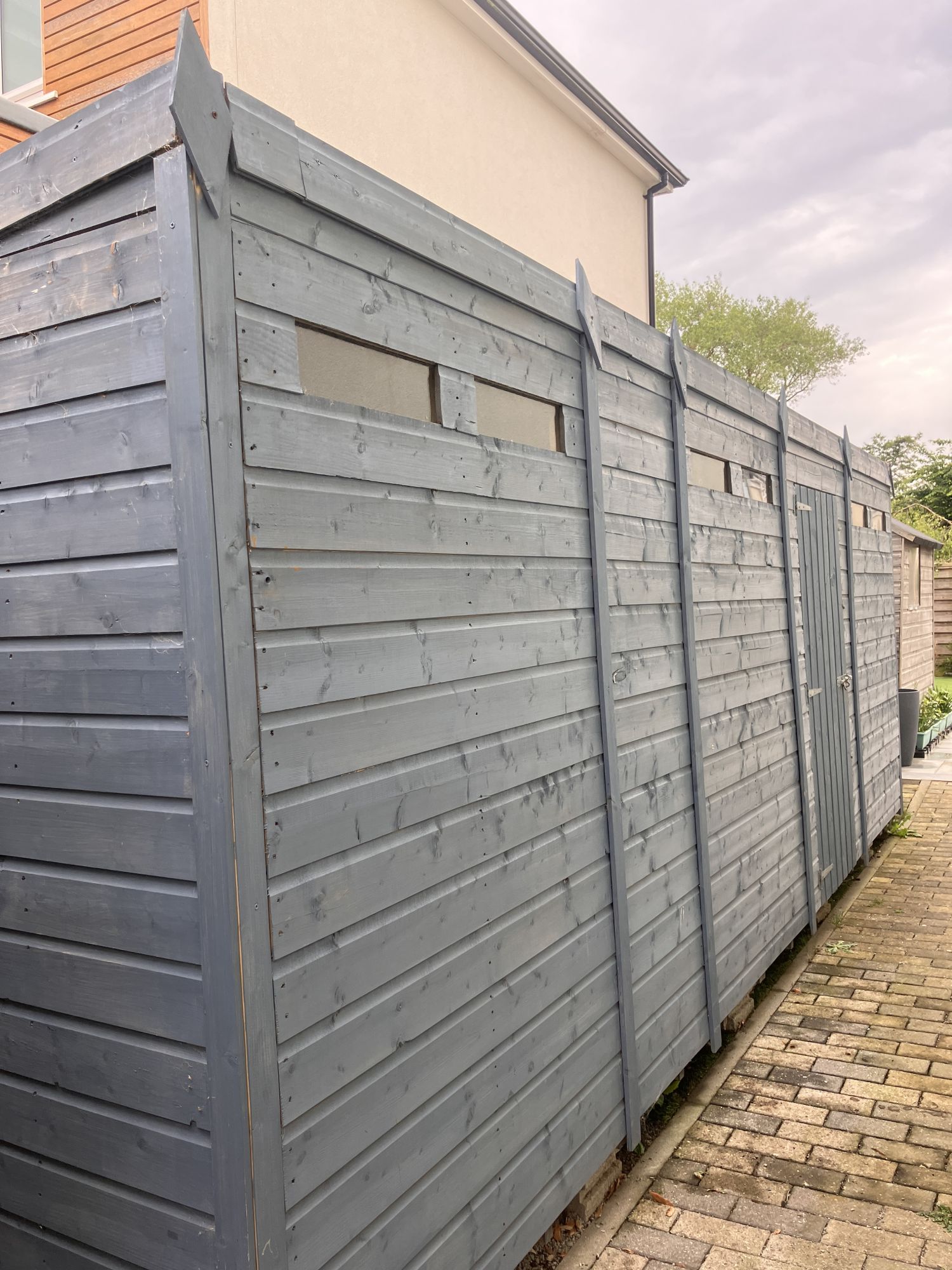 Shed 18ft x 5ft Pressure Treated Pent Security Shed