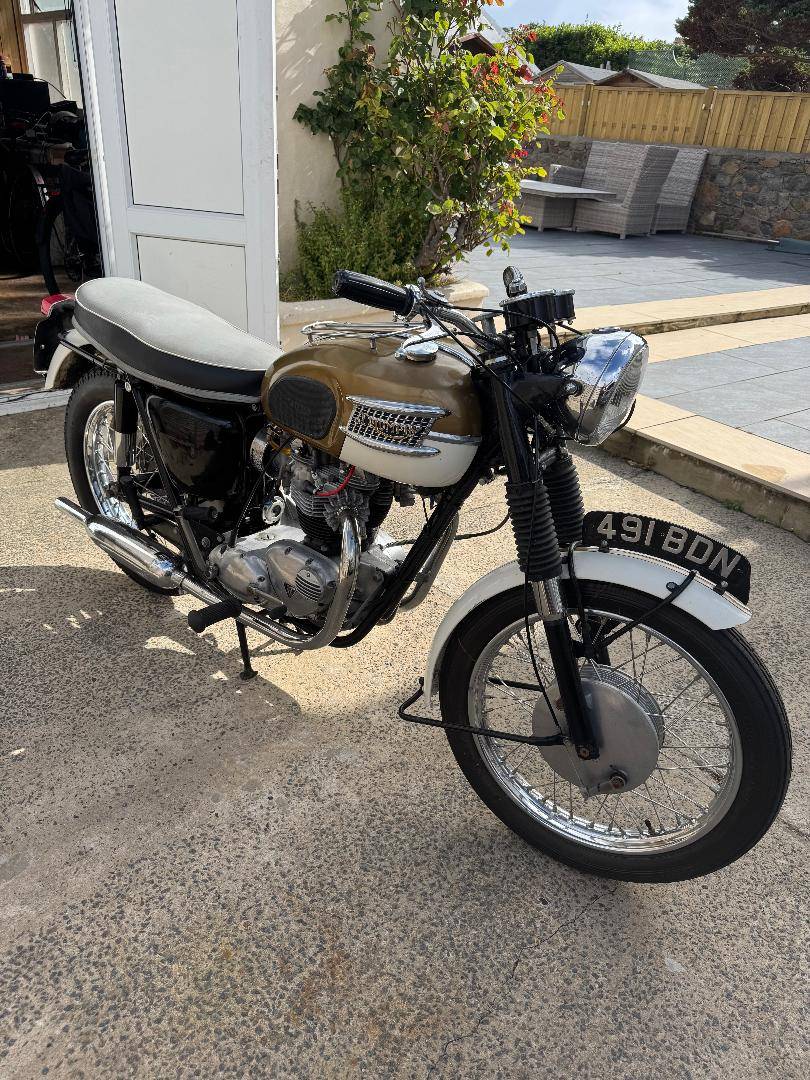 Classic Triumph Motorcycle