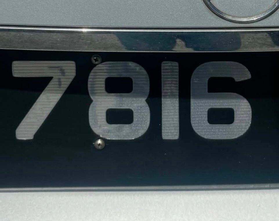 Number plates