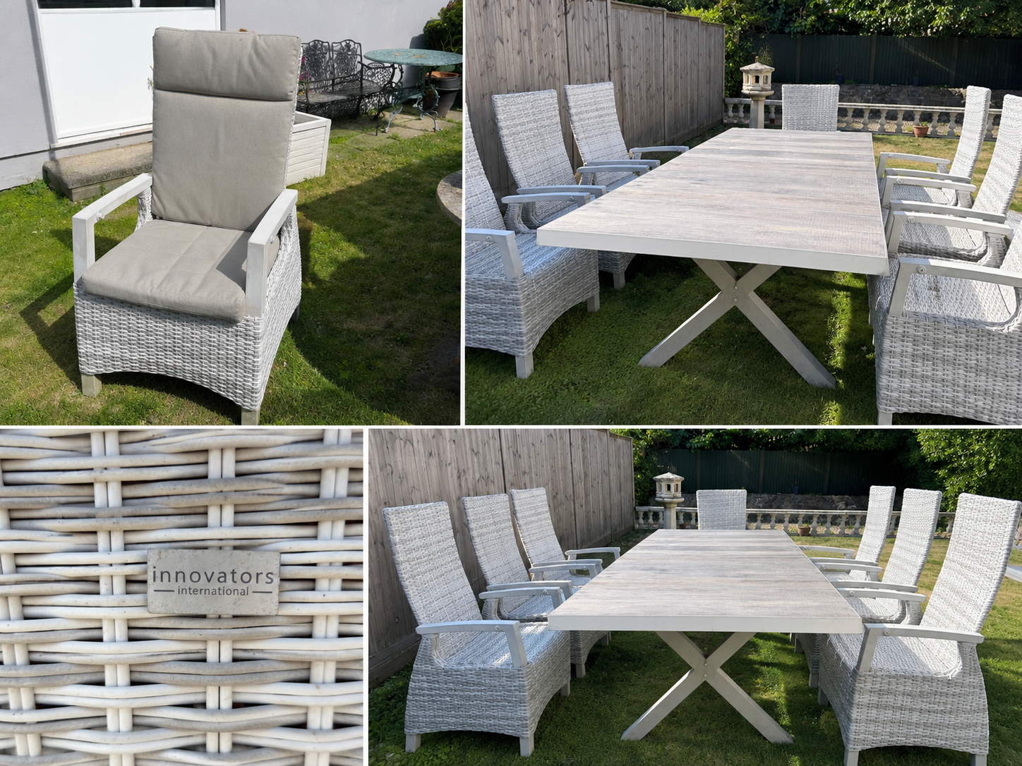 Innovators International 10 Seater Quality  Outdoor Dining Table