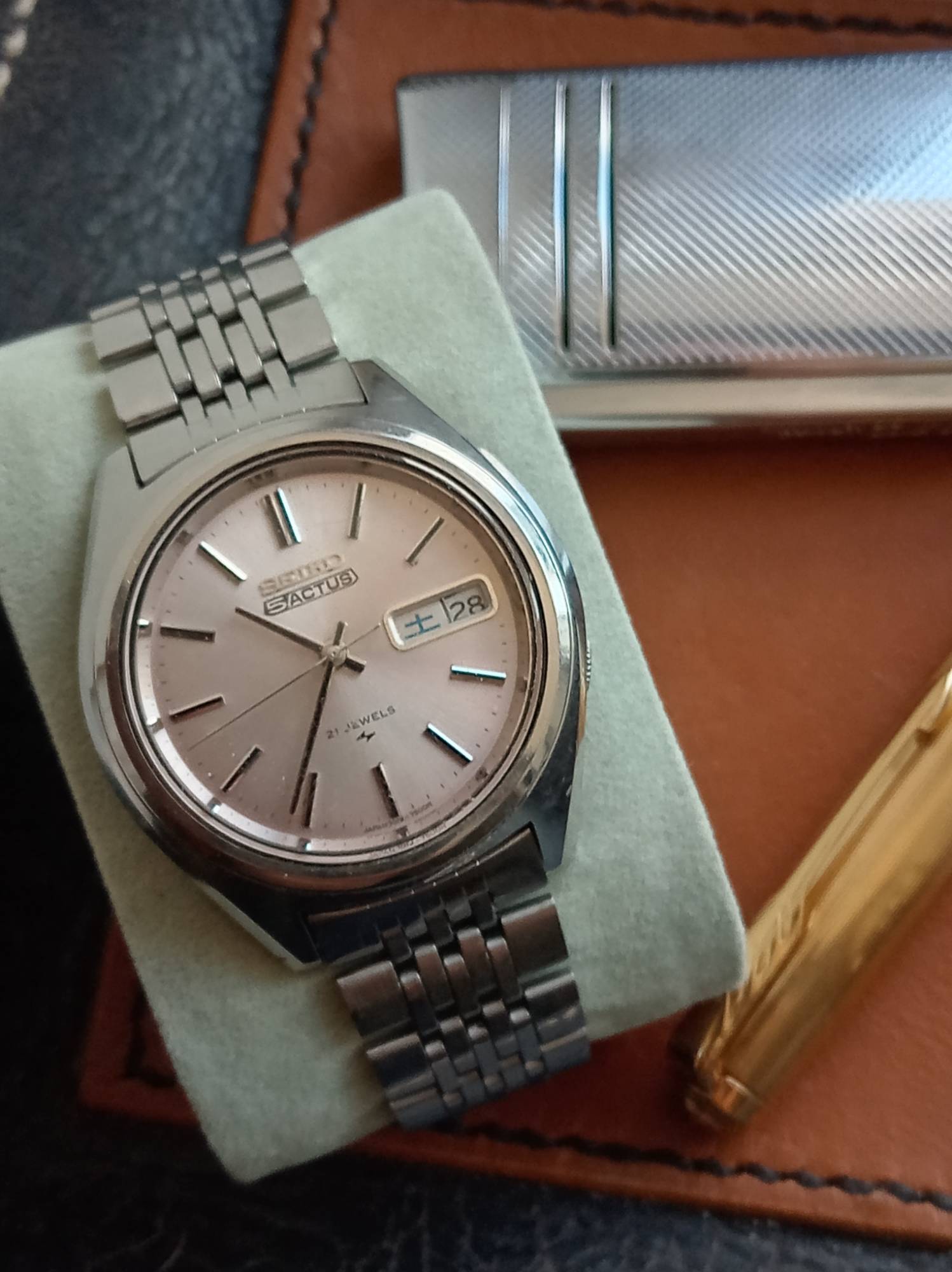 1975 SEIKO 5 ACTUS AUTOMATIC WATCH