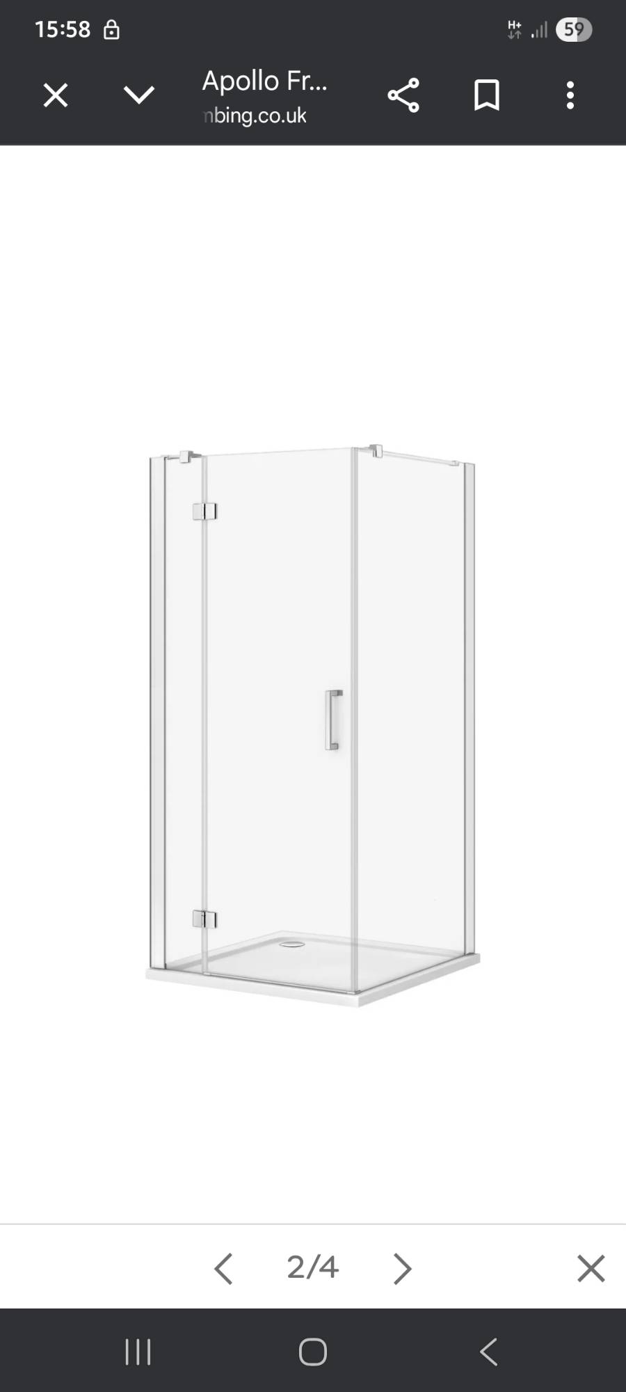 Shower tray & Enclosure