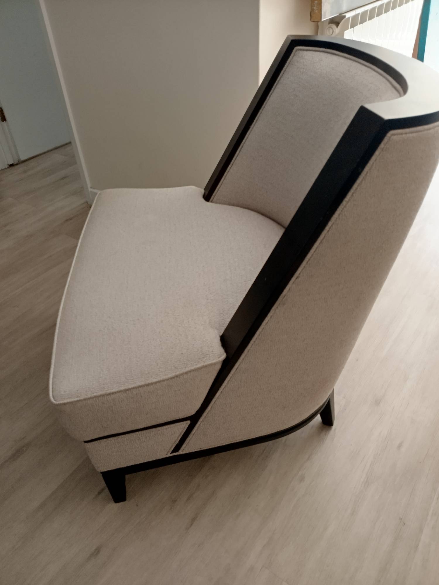 Living Room Chair Cream Colour