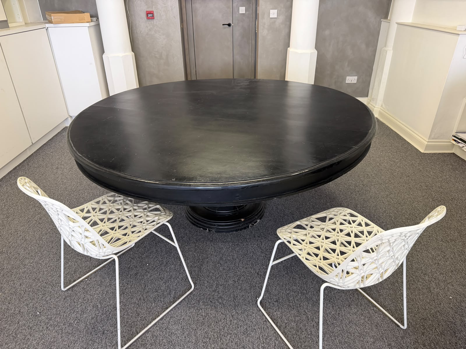 Solid Wooden Table & Two Chairs