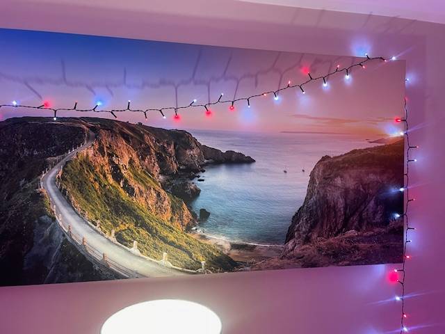 Large Sark Canvas by Ben Fiore (90" x 30")