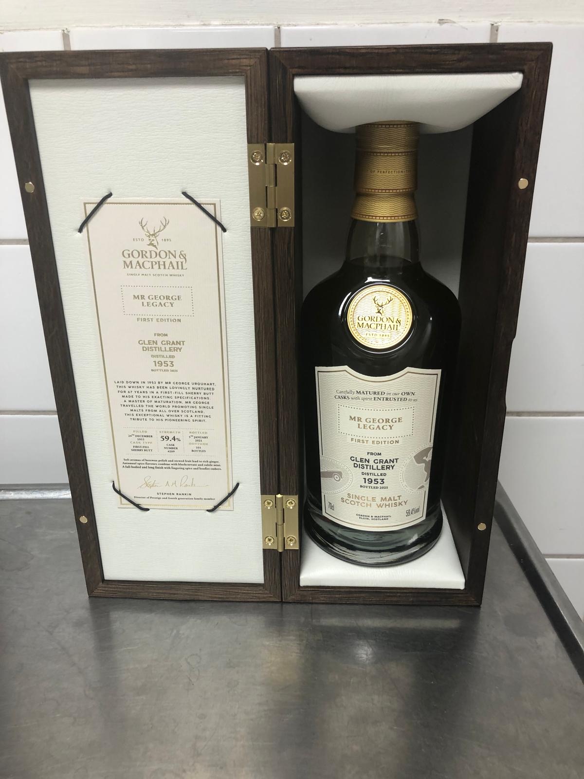 Rare Collectors Bottle of Vintage Whisky (1953)