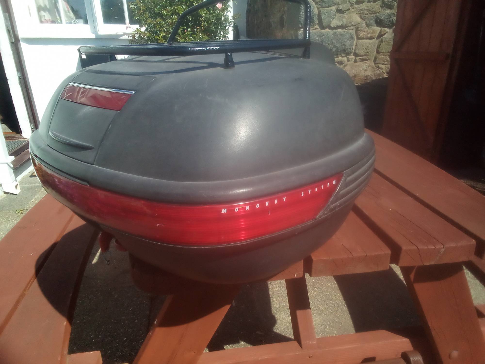 Rear Carry Box for Motor Cycle, Large, 'Motorkey'