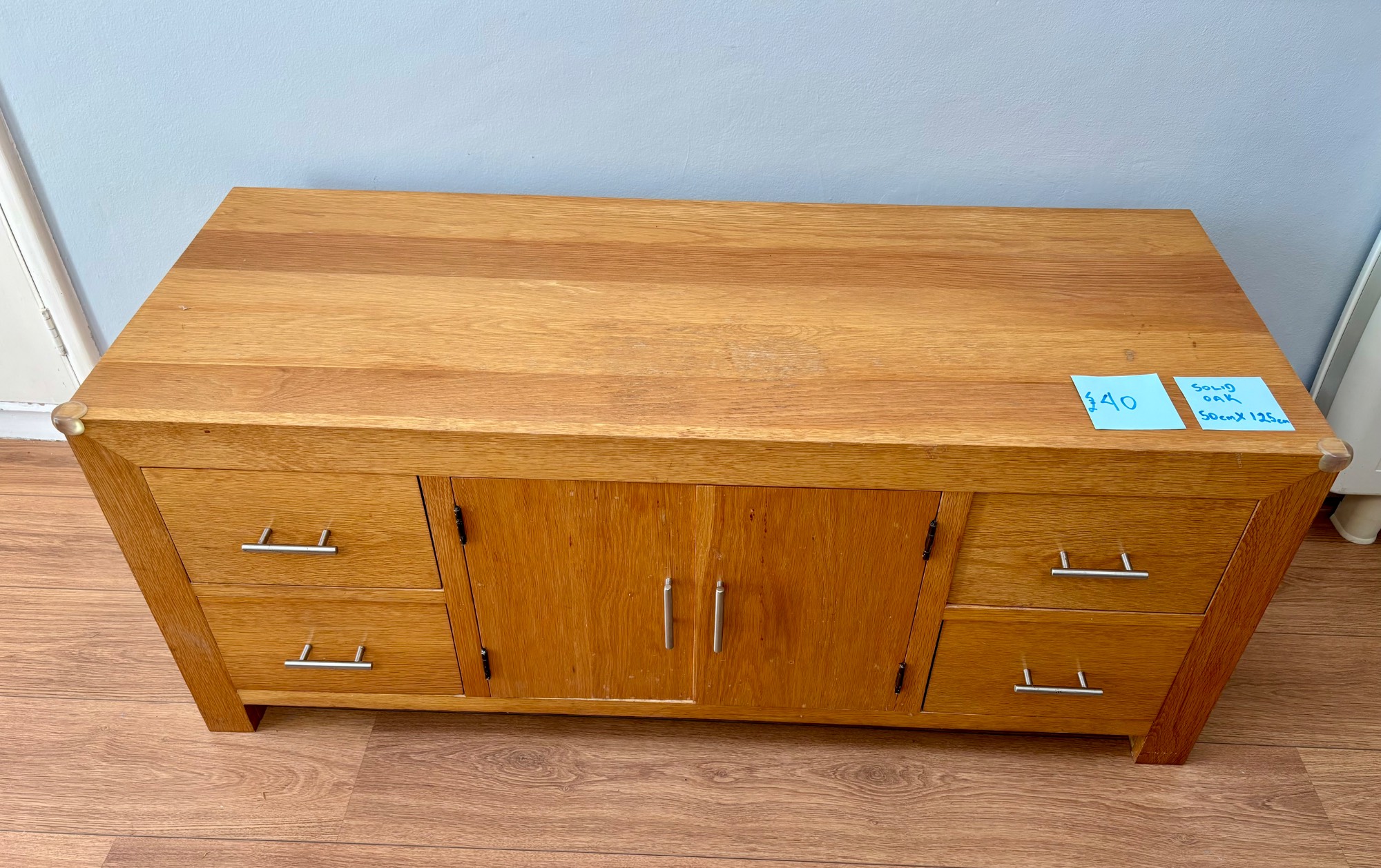 Solid oak TV/Stereo unit