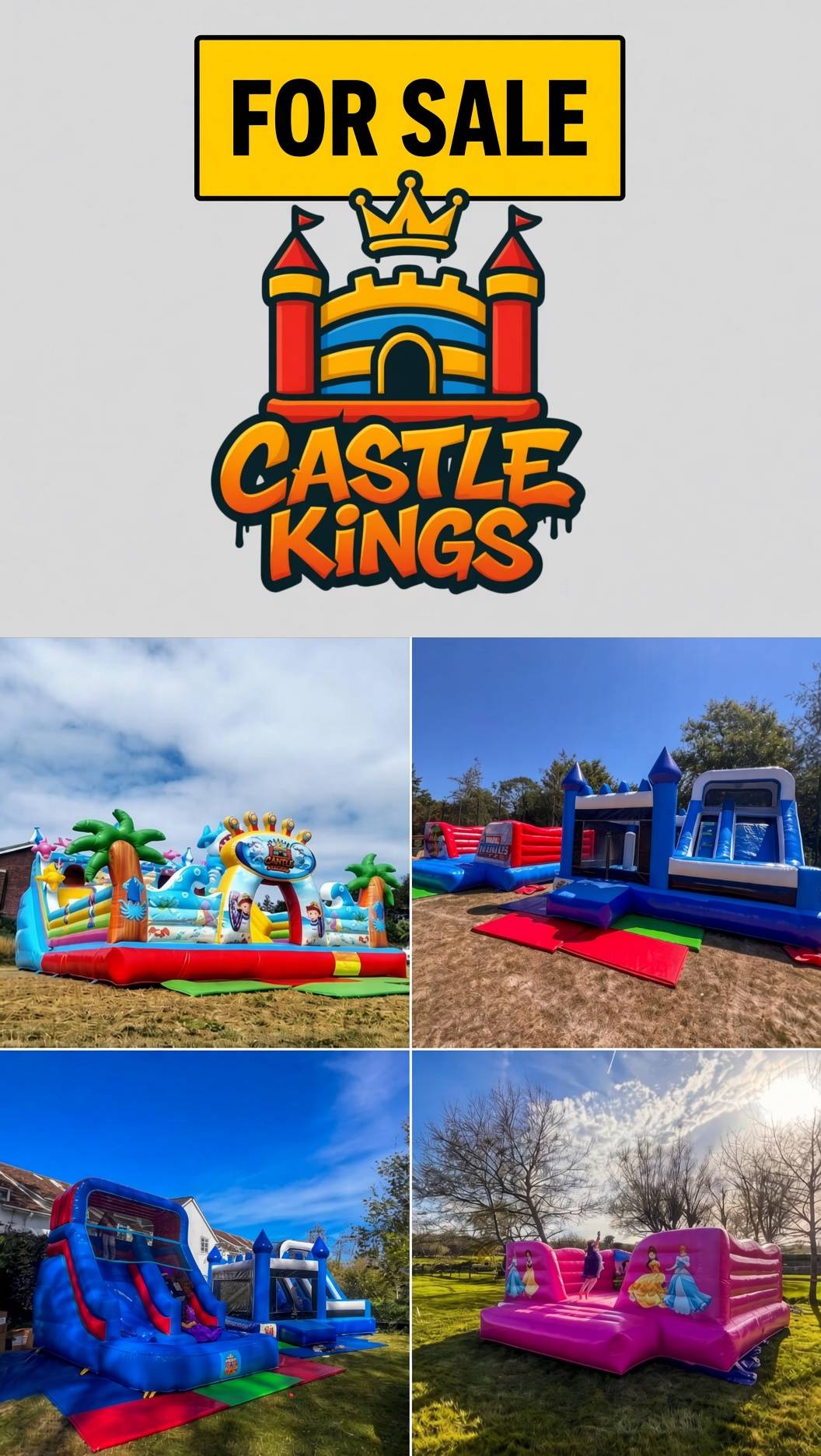 BOUNCY CASTLE HIRE COMPANY FOR SALE