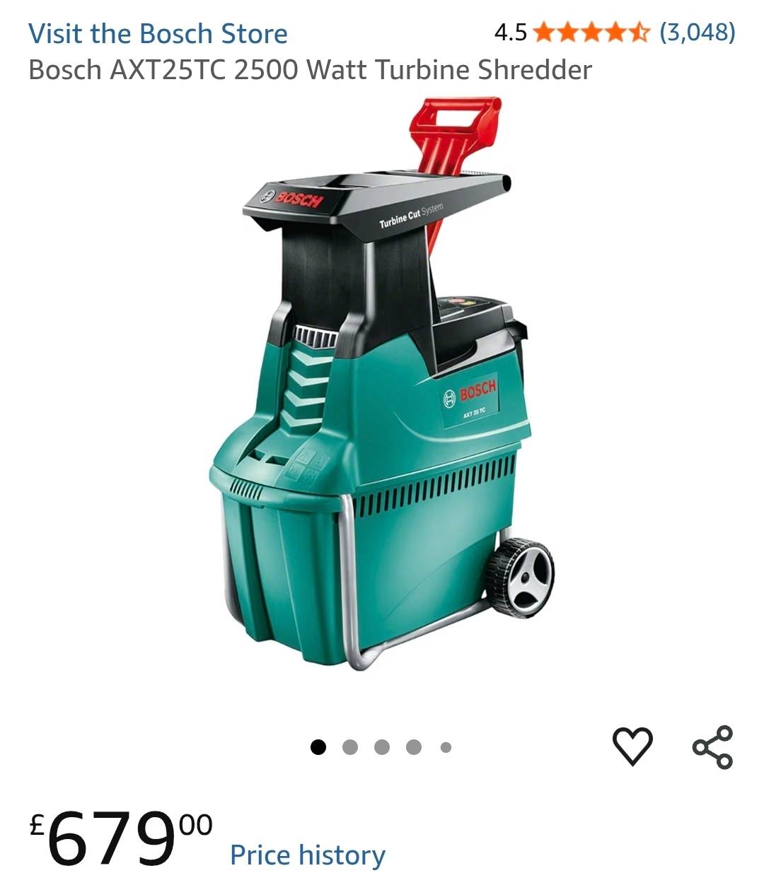Bosch Shredder AXT 25 TC