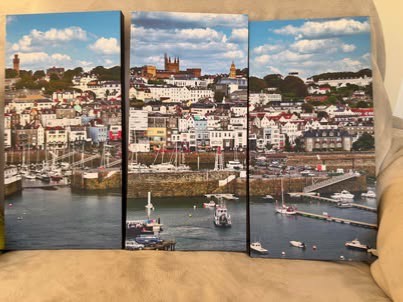 Drone 3 way split canvas print
