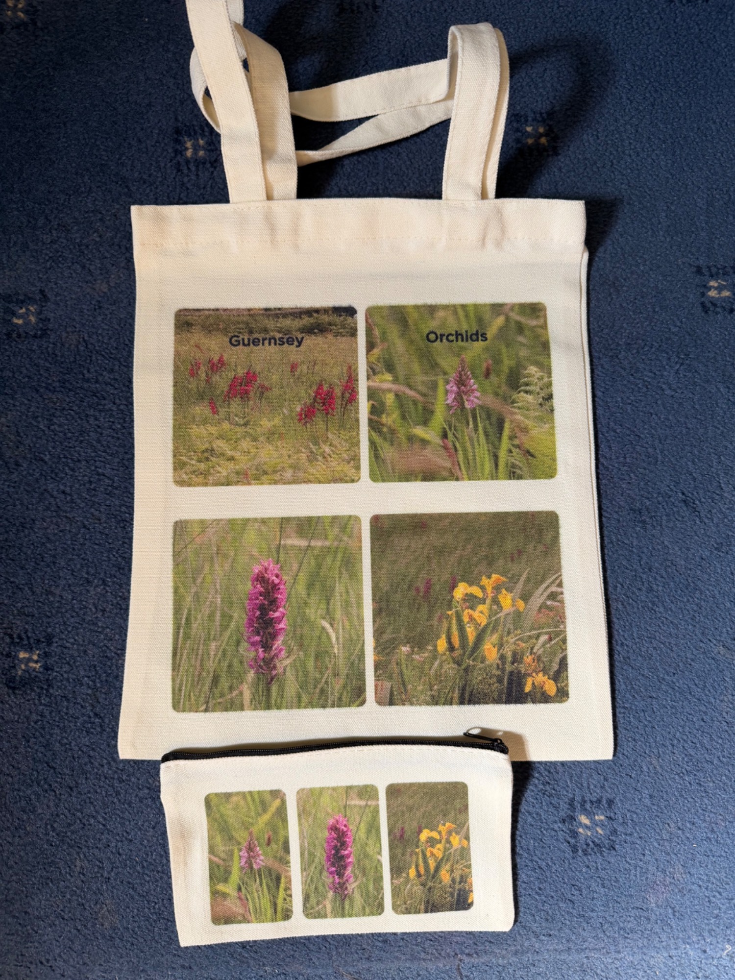 Guernsey Tote bag with matching case