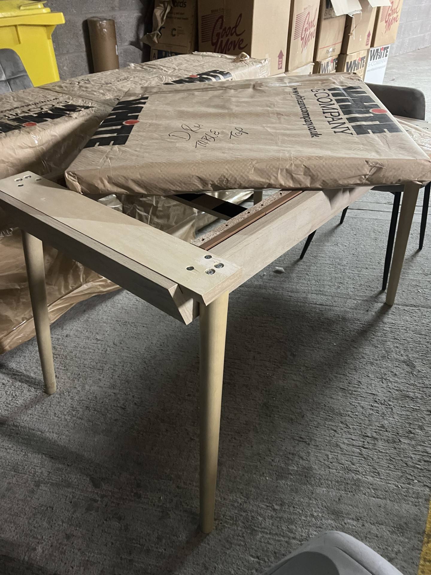 Dining table and 6 chairs