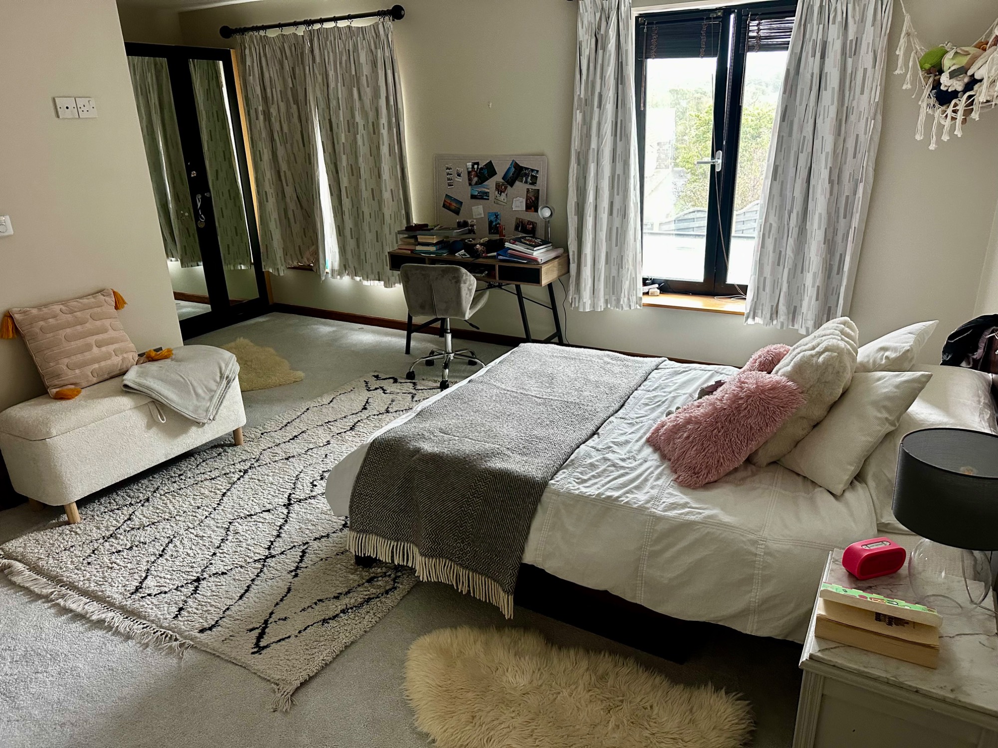 Double Bed, 2 x Matching Bedside Tables and 1 x Underbed Storage Drawer