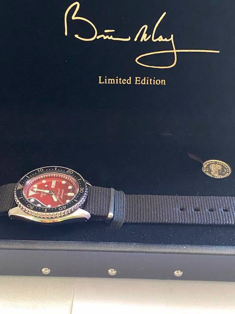 SEIKO PROSPECT BRIAN MAY LIMITED EDITION WATCH UNWORN MINT AND BOXED