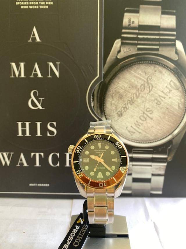 SEIKO PROSPEX  TURTLE HAWKESBILL TWO TONE LIMITED EDITION WATCH UNWORN